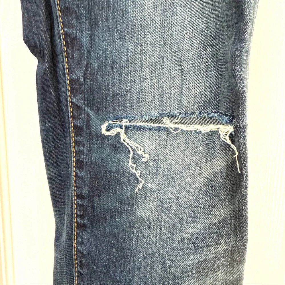 Blank NYC Dark Blue ripped Low Rise Skinny Jeans Size Women’s 25